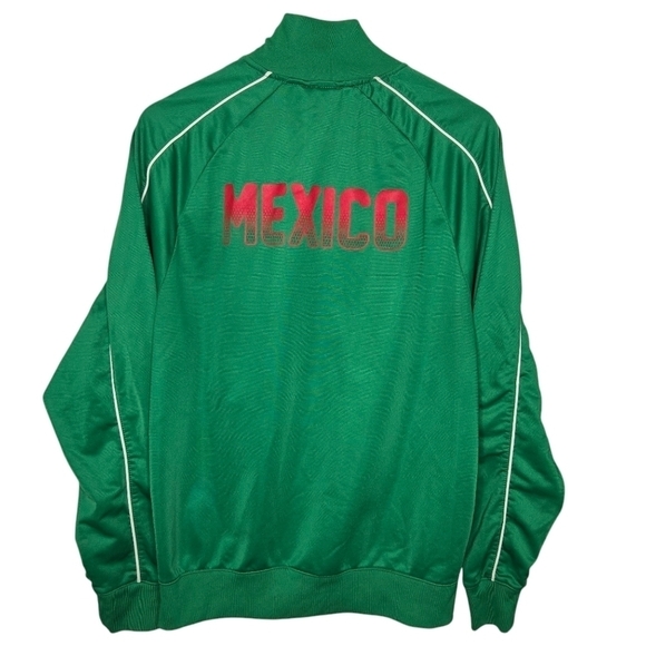 Sports Essentials 2014 Men's Team Mexico Soccer Track Jacket Green Size Medium - Picture 2 of 10